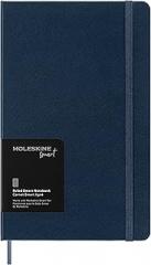 Moleskine Smart Notebook, Large, Ruled, Sapphire Blue, Hard Cover (5 x 8.25)