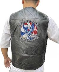 247EMBROIDERY Vmaq 4 tactical electronic warfare squadron seahawks embroidered vest patch, patches, leather vest jacket