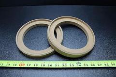 ENNIS ELECTRONICS 2 MDF Speaker Ring Spacer 6.5 INCH Wood 1 INCH Thick Fiberglass Box Ring-6.5GR