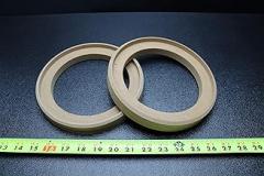 ENNIS ELECTRONICS 2 MDF Speaker Ring Spacer 6.5 INCH Wood 1 INCH Thick Fiberglass Box Ring-6.5GR
