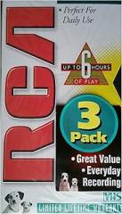 RCA T-120H VHS Video Cassette 120-Minutes (3-Pack) Blank Tapes Standard Grade by RCA