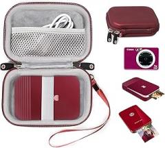 GETGEAR Case for Canon IVY Mobile Mini CLIQ, CLIQ+, CLIQ 2, CLIQ+2 Instant Camera Printer and Photo Printer, also for Koda series and HP Sprocket 2nd/ 1st (burgundy)