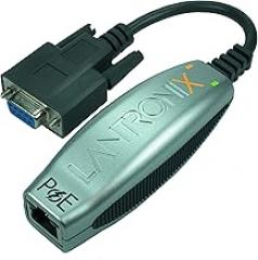 Lantronix Compact 1-Port Secure Serial (RS232/ RS422/ RS485) to IP Ethernet Device Server; Up to 256-bit AES encryption; Power Over Ethernet (PoE) 802.3AF - Secure; Integrated; Plug-and-play Serial (R