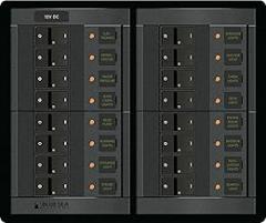 Blue Sea - 1222B-BSS - Panel 360 DC 16 Pos FR S - (Pack of 1)