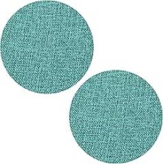 Kiven Led Light Cover,Lampshade Diffuser, 3.5in in Dia,Blue Fabric Diffuser, LED Light Blocking Stickers for Recessed Light/Can Light, Table Lamp, Ceiling Light, Downlight