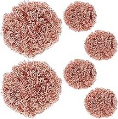 Veemoon 6pcs Soldering Tip Cleaner Copper Wire Sponge Balls for Electronic Repair Circuit Boards Efficient Solder Absorbing Brass Scrubbers Enhance Thermal Conductivity Easy Use