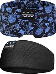 LC-dolida Extra Large Silk Sleep Mask and Bluetooth Headband Sleep Headphones