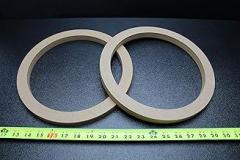 ENNIS ELECTRONICS 2 MDF Speaker Ring Spacer 10 INCH Modern Style, 2.0 Channel, 2 x Rings, Touch Control, Stereo, Limited Warranty