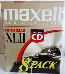 Maxell High Bias XL-II 90 Audio Cassette Tape (8 pack)