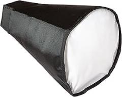 Polaroid Universal Collapsible Circular Cone (Trumpet) Studio Softbox For Canon EOS, Nikon, Olympus, Pentax, Sony, Sigma, & Other External Flash Units